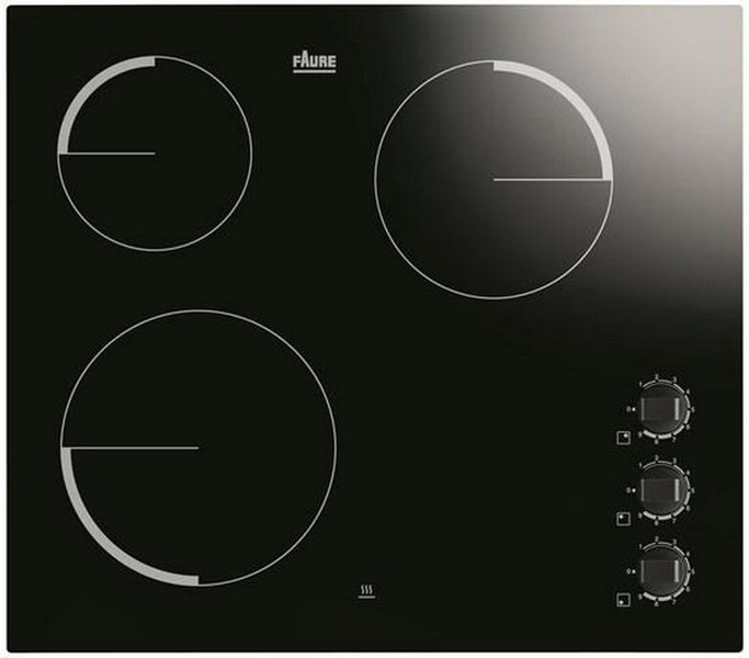 Faure FEV6130FBA built-in Ceramic Black hob