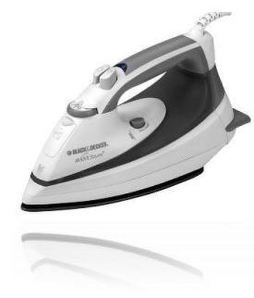 Black & Decker F985 Dry & Steam iron 1200Вт Черный, Белый утюг