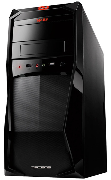 Mars Gaming MC1 Midi-Tower Black computer case