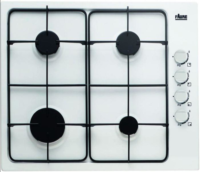 Faure FGG62414MA built-in Gas White hob