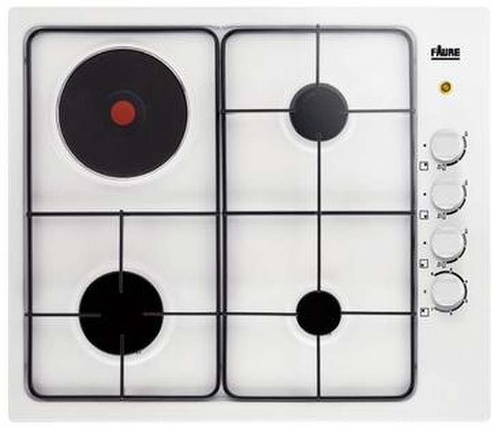 Faure FGM62444WA Tabletop Combi White hob
