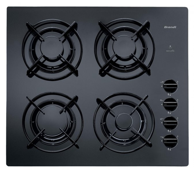 Brandt TG 1212 B built-in Gas Black hob