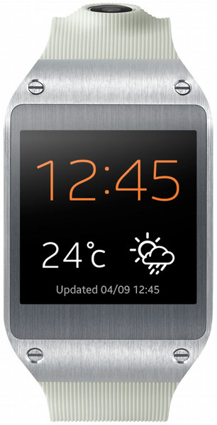 Samsung GALAXY Gear 1.63Zoll SAMOLED 73.8g Edelstahl Smartwatch