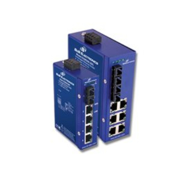 B&B Electronics ESW205-SC Неуправляемый Fast Ethernet (10/100) Синий сетевой коммутатор