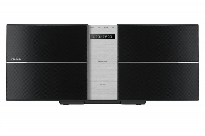 Pioneer X-SMC55-S Micro-Set 40W Silber Home-Stereoanlage