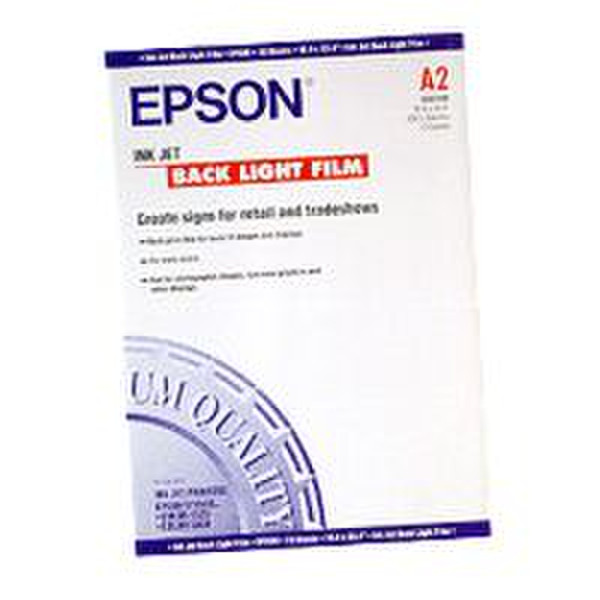 Epson Ink Jet Backlight Film, DIN A2, 170g/m², 10 Sheets