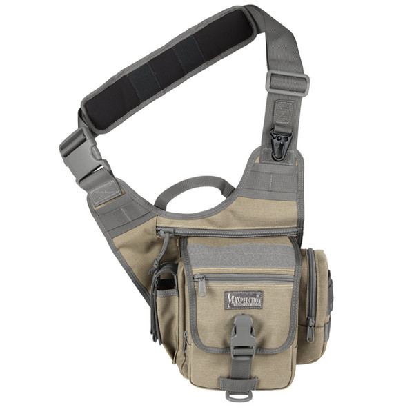Maxpedition FATBOY S-TYPE Tactical shoulder bag Серый, Хаки