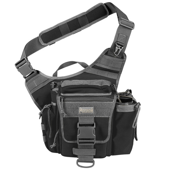 Maxpedition JUMBO S-TYPE Tactical shoulder bag Черный, Серый