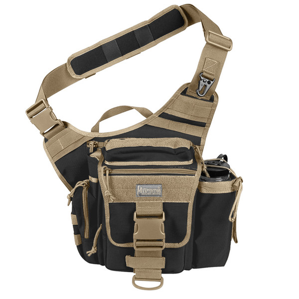 Maxpedition JUMBO S-TYPE Tactical shoulder bag Черный, Хаки