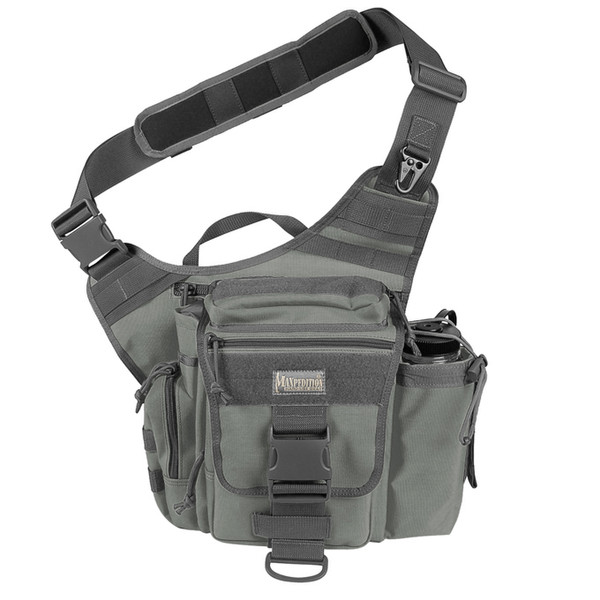 Maxpedition JUMBO S-TYPE Tactical shoulder bag Grün, Grau
