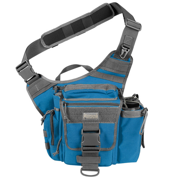 Maxpedition JUMBO S-TYPE Tactical shoulder bag Blau, Grau