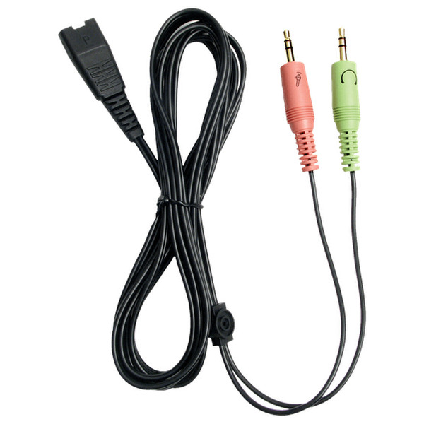 VXi Mini-phone/Quick Disconnect Audio Cable 202687 2 x 3.5mm QD Schwarz Audio-Kabel