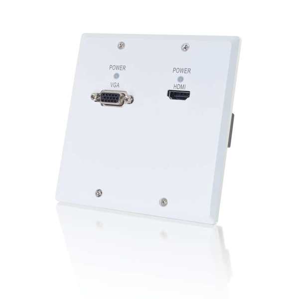 C2G 29297 AV-Receiver Weiß Audio-/Video-Leistungsverstärker
