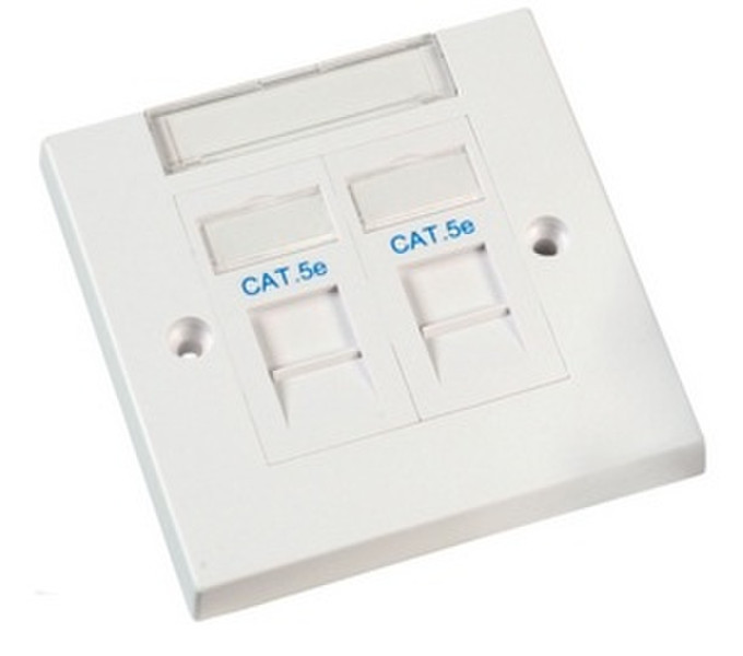 Videk 1678E White switch plate/outlet cover