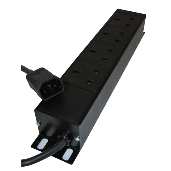 Videk 2089R-1 4AC outlet(s) 1m Black surge protector