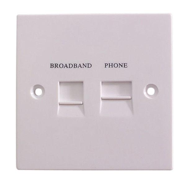 Videk 4013F White switch plate/outlet cover