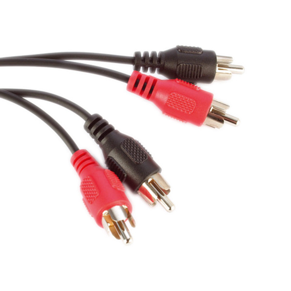 Videk 4100 1.2м Черный, Красный аудио кабель