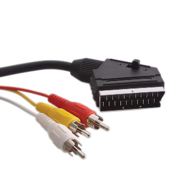 Videk 4189 1.5m SCART (21-pin) Schwarz Videokabel-Adapter