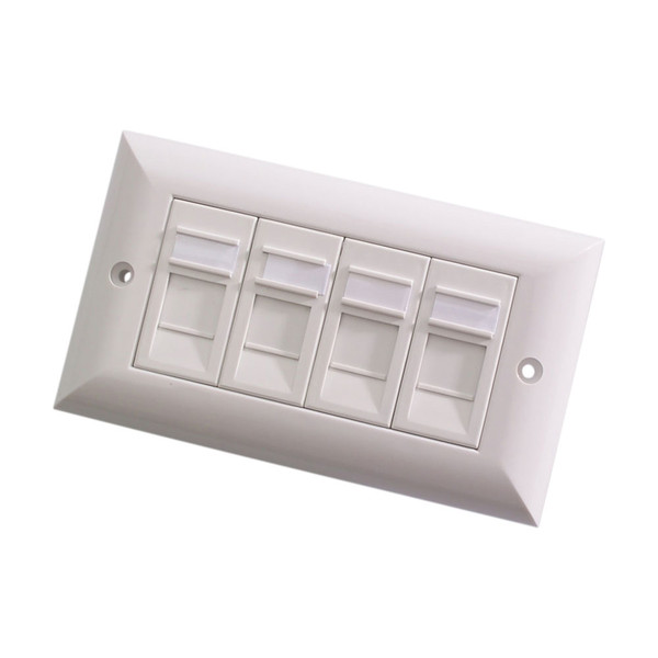 Videk 4297 White switch plate/outlet cover