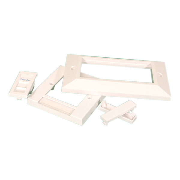 Videk 5525E White switch plate/outlet cover