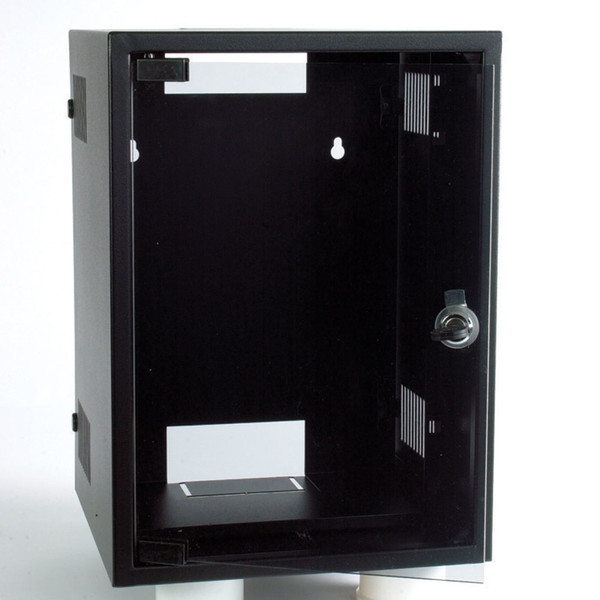 Videk SoHo 8u Black Wall Cabinet Wall mounted Black rack