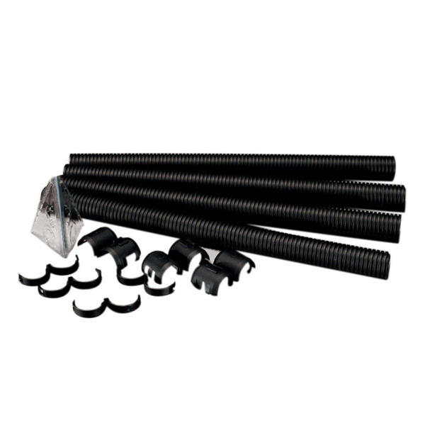 Videk 7116 Straight cable tray Черный кабельный короб