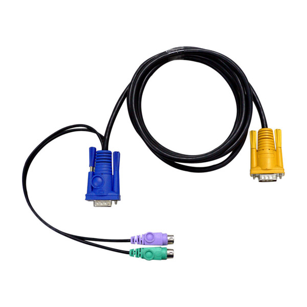 Videk 9466PS-10 keyboard video mouse (KVM) cable