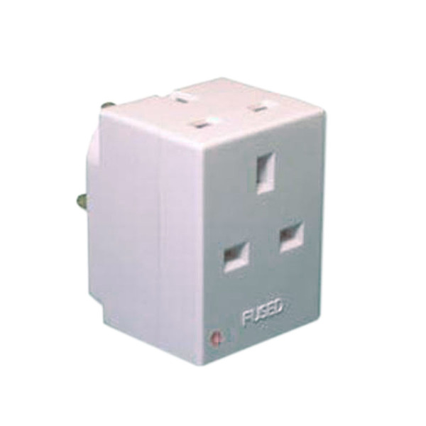 Videk 9902 Type G (UK) Type G (UK) White power plug adapter