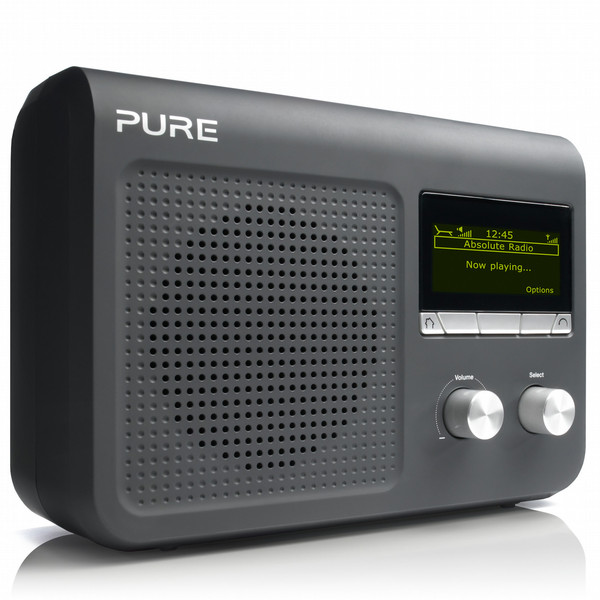 Pure One Flow Portable Digital Black radio