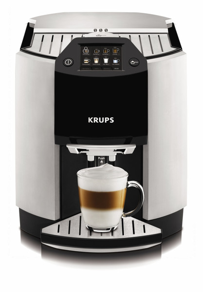 Krups EA 9010 Espresso machine 1.7л 12чашек Черный, Cеребряный