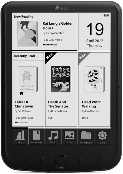 Icarus E800BK-BU e-book reader