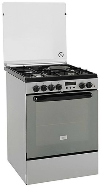 Faure FCM6601MSP Freestanding Combi hob A Silver cooker