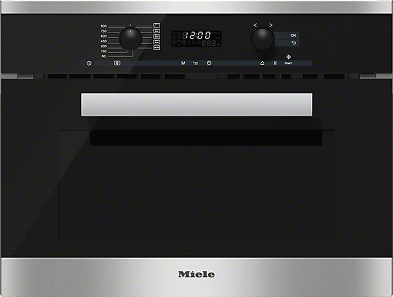 Miele M 6262 TC Eingebaut 46l 900W Schwarz, Edelstahl Mikrowelle