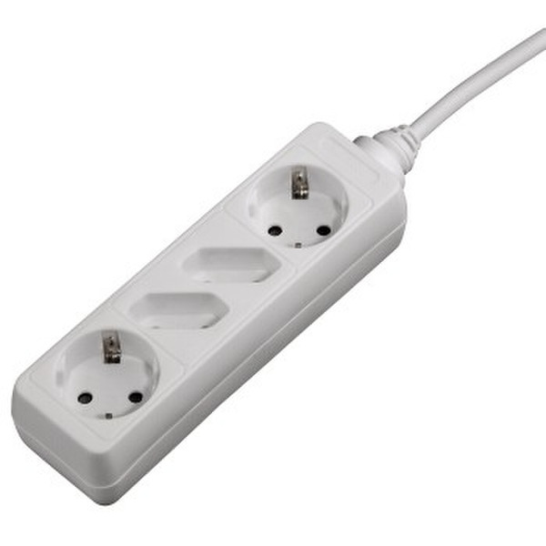 Hama 00121921 4AC outlet(s) 230V 1.4m Weiß Spannungsschutz