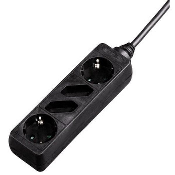 Hama 00121931 4AC outlet(s) 230V 1.4m Schwarz Spannungsschutz