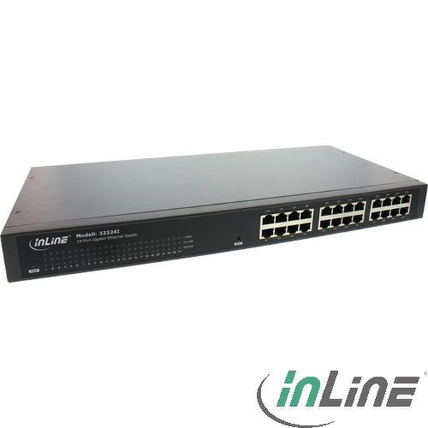 InLine 32324I Gigabit Ethernet (10/100/1000) Schwarz Netzwerk-Switch