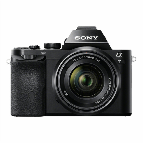 Sony α ILCE-7 + AF 28-70mm Беззеркальный цифровой фотоаппарат со сменными объективами 24.3МП CMOS 6000 x 4000пикселей Черный