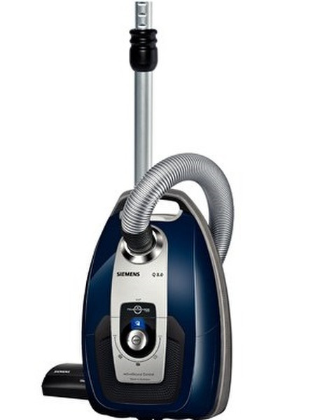 Siemens VSQ8SEN72A Cylinder vacuum cleaner Black,Grey vacuum