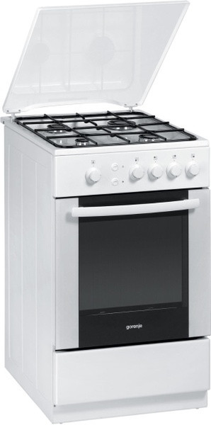 Gorenje G51104IW Freistehend Gaskochfeld Weiß Küchenherd