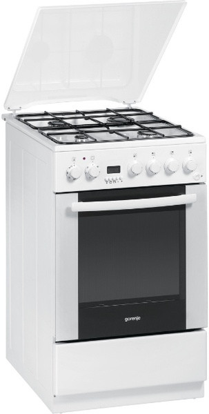 Gorenje K55303IW Freistehend Gaskochfeld A Weiß Küchenherd