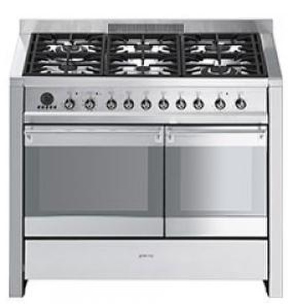 Smeg CSP20-8 Отдельностоящий Gas hob A Нержавеющая сталь кухонная плита