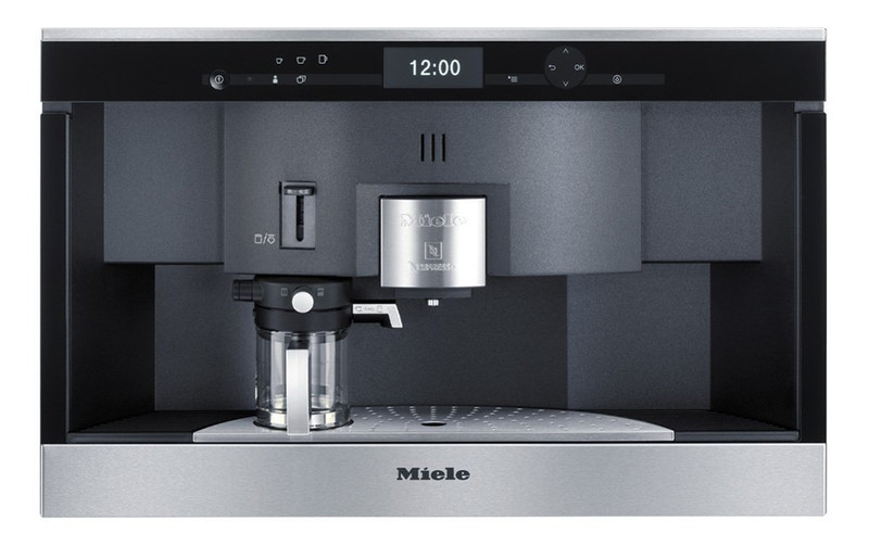 Miele CVA 6431 Pod coffee machine 1.5L Black,Stainless steel coffee maker