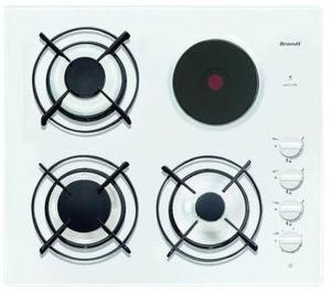 Brandt TG1213W built-in Combi White hob