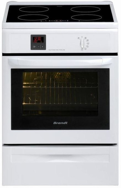 Brandt KIP700W Freestanding Induction hob A White cooker