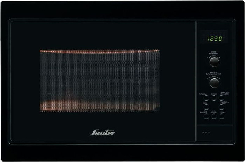 Sauter SME1220BB Built-in 26L 900W Black microwave