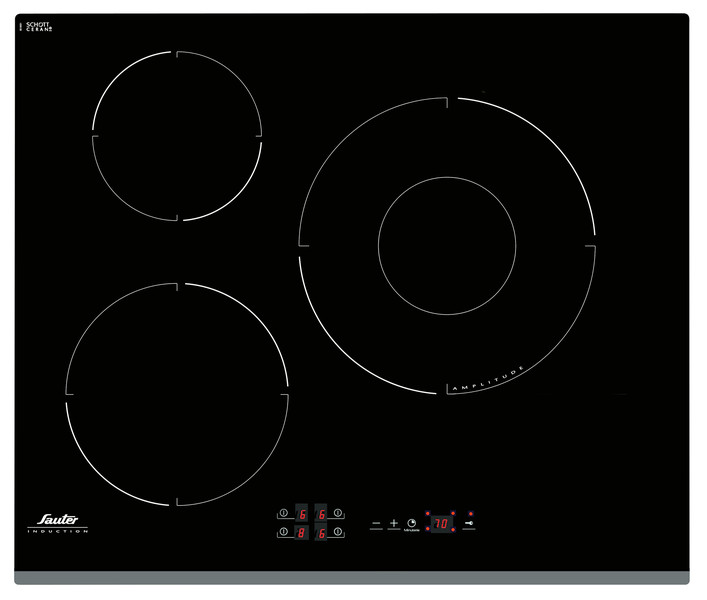 Sauter STI956B built-in Electric induction Black hob