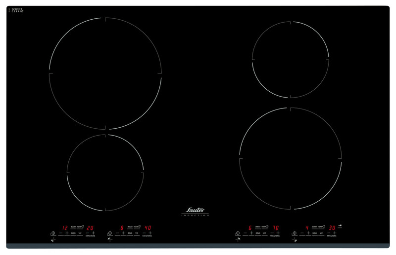 Sauter STI982B built-in Electric induction Black hob