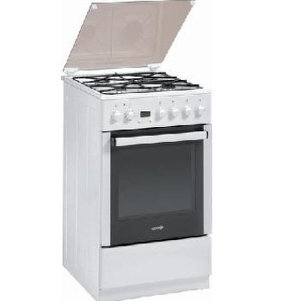 Gorenje K56320AW Freistehend Gaskochfeld A Weiß Küchenherd