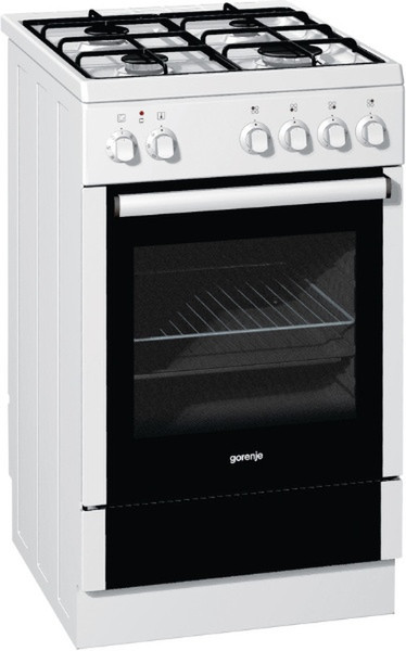 Gorenje K56103AW Freistehend Gas hob A-10% Weiß Küchenherd