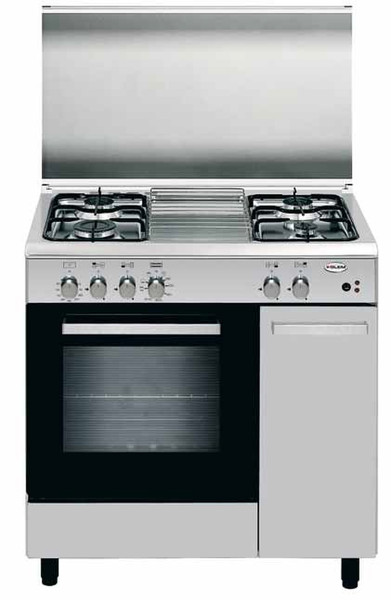 Glem AS85MIF3 Freestanding Gas A Stainless steel cooker